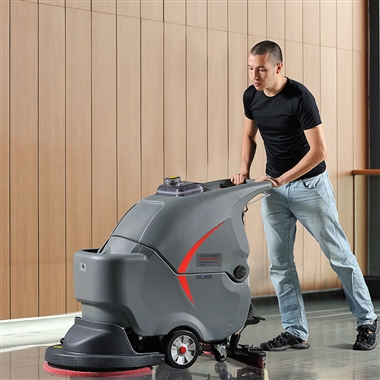 GM56BT高美全自动洗地机|手推式大刷盘洗地车